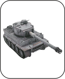 Tank Tiger 1  colored