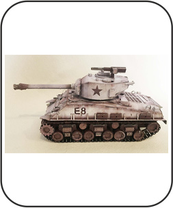 Sherman Medium Tank  colored